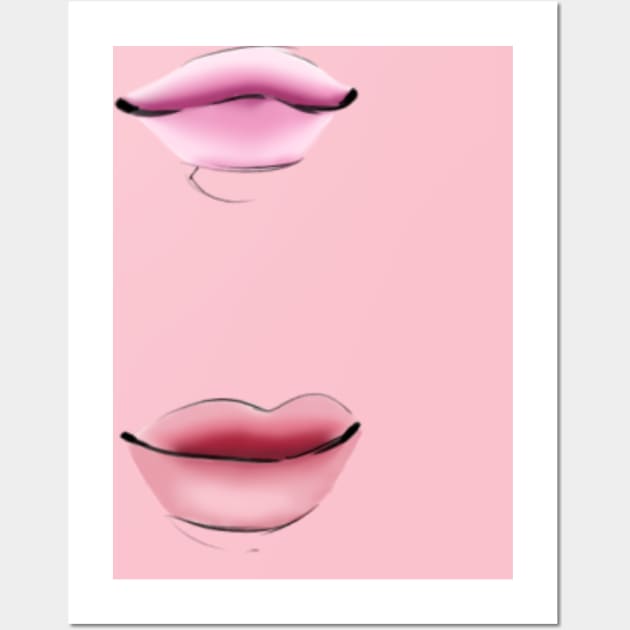 Lips Wall Art by Syryn's Studio